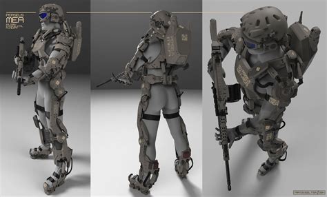 Concept Dojo Francis Goeltner Design Perseus Military Exoskeleton