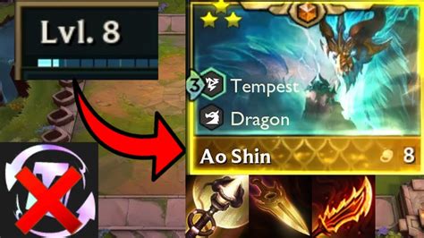 Lvl 8 Ao Shin 3 Star Without High End Shopping TFT SET 7 5