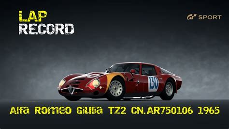 Alfa Romeo Giulia TZ2 CN AR750106 65 Spa Francorchamps GT SPORT