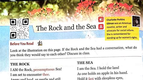 The Rock And The Sea Poem Explanation In Hindi Gulmohar Golden