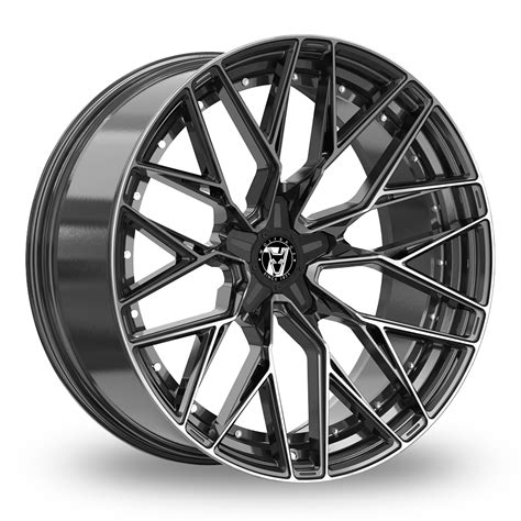 Wolfrace Wolfsburg Gtr Custom Black Polished Alloy Wheels Wheelbase