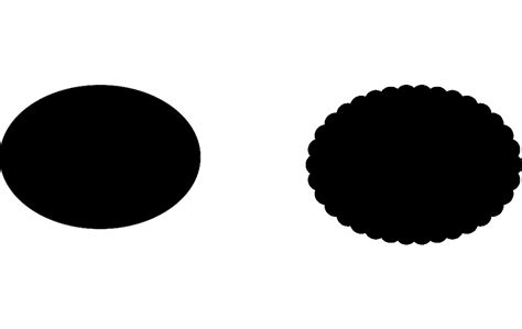 Scalloped Circle Vector