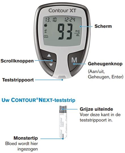 Ascensia Contour Xt Bloedglucosemeter 1 Set Newpharma