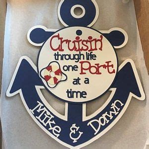 Large Anchor Cruise Door Decoration With Magnet Option Etsy