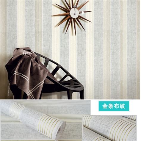 Jual Wallpaper Dinding Garis Gold Silver Ukuran 8m S D 10m X 45cm