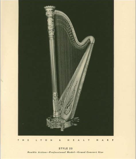 1935 Lyon and Healy Style 23. | Musical art, History maker, Harp