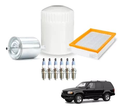 Kit Afinación Ford Explorer 4 0 L V6 Filtros Y Bujias C Envío gratis