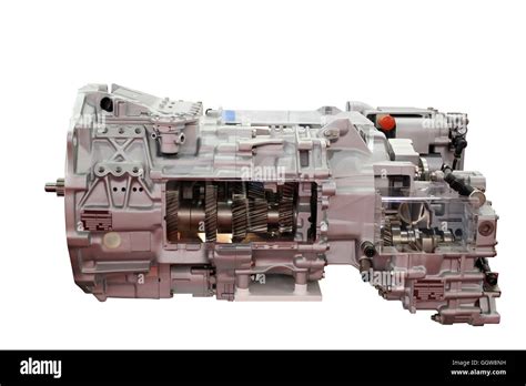 heavy truck automatic transmission isolated stock photo alamy