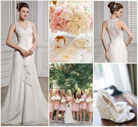 A Collage Of Photos With Bride S Shoes Bouquets And Wedding Dresses