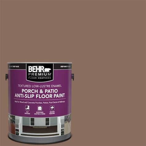 Behr Premium Gal N Nut Brown Textured Low Lustre Enamel