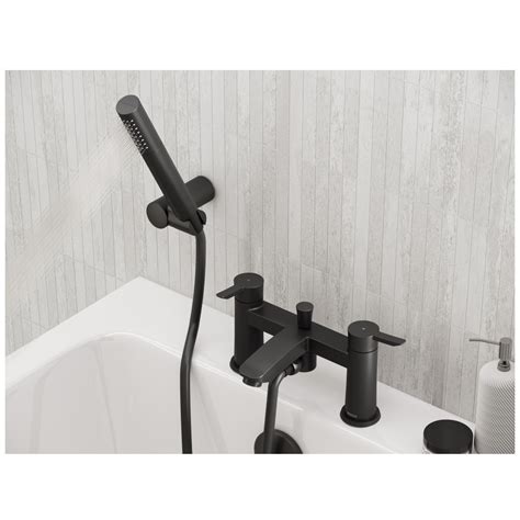 Bristan Apelo Bath Shower Mixer Tap Black