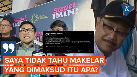 Gus Ipul Tanggapi Cuitan Cak Imin Soal Saipul Makelar Youtube