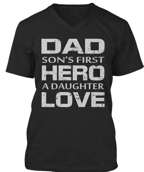 Funny Father T Shirts Fathers Day Black T Shirt Front T Shirt