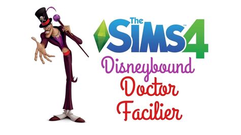 Disneybound Doctor Facilier Sims 4 Create A Sim Challenge YouTube