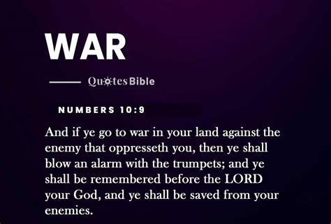 War Verses From The Bible — Strength And Courage: Unveiling The Empowering War Verses From The Bible