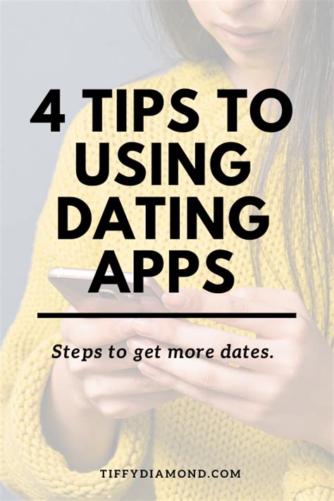 How To Use Dating Apps [4 Tips ] — Tiffy Diamond