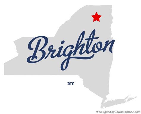 Map of Brighton, Franklin County, NY, New York