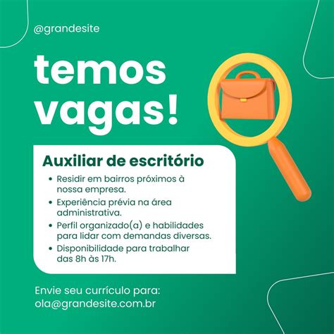 Modelos gratuitos e personalizáveis de vagas de emprego Canva