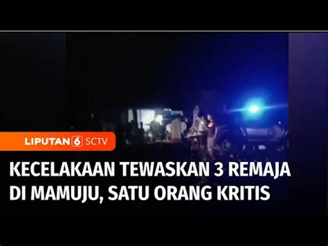 Diduga Ugal Ugalan Dua Motor Adu Banteng Di Jalan Trans Sulawesi