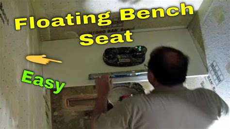 FLOATING Shower Bench Seat How It Is Done YouTube