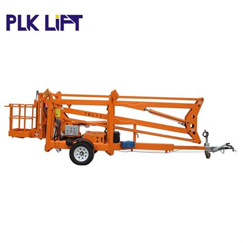 China M M M Trailer Mounted Boom Lifts Cherry Picker Suppliers