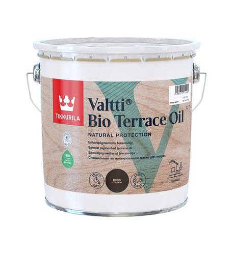 Tikkurila Valtti Bio Terrace Oil масло на растительной основе для