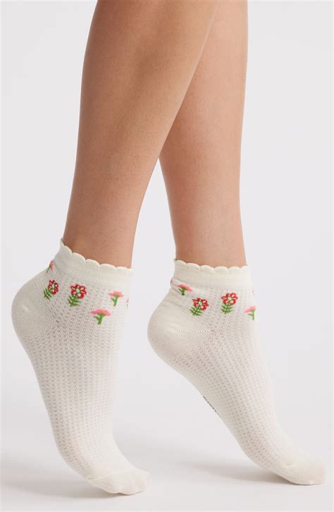 Stems Daisy Embroidered Ankle Socks | Nordstrom in 2025 | Ankle socks