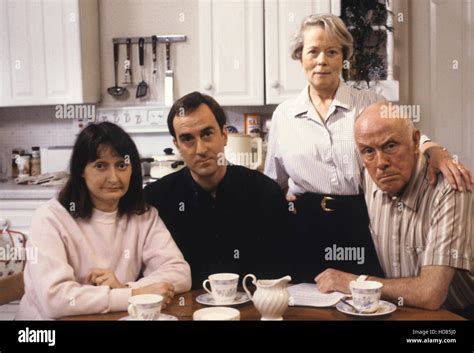 ONE FOOT IN THE GRAVE, (from left): Janine Duvitski, Angus Deayton ...