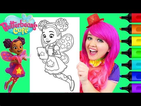 Sparkleface And Butterbean Coloring Pages