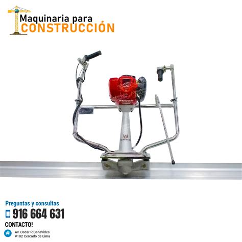 REGLA VIBRATORIA PARA CONCRETO MAQUINARIA PARA CONSTRUCCIÓN