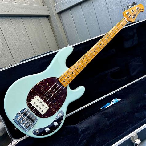 Ernie Ball Music Man Classic Stingray 4 In Rare Powder Blue Reverb