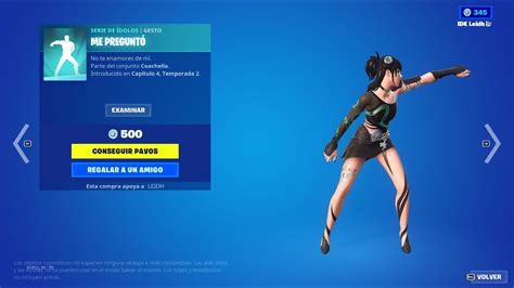 NUEVO BAILE ME PREGUNTÓ BAD BUNNY NUEVA TIENDA FORTNITE HOY 13 DE