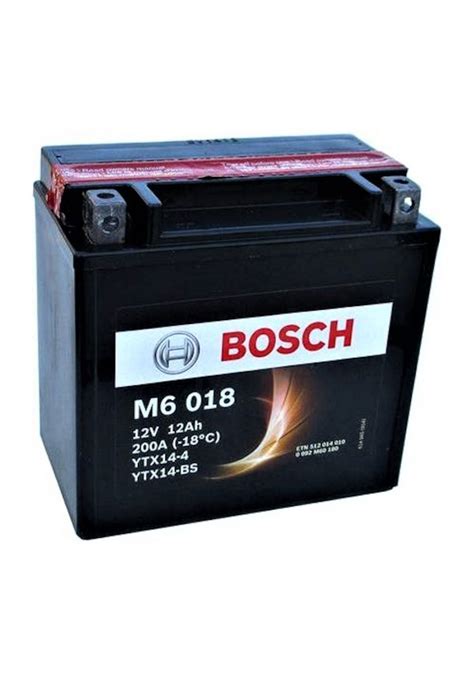 Bosch 12 V 12 Ah amper M6018 Ytx14 bs Mercedes Yedekleme Aküsü