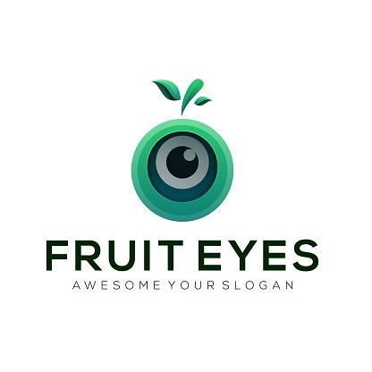 Ilustración de Símbolo De Ilustración De Diseño De Fruit Eyes y más Vectores Libres de Derechos ...