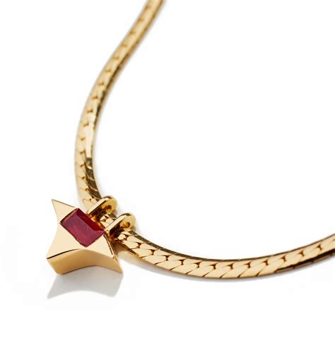 My Rising Star Necklace In Yellow Gold Ruby Lito Fine Jewelry