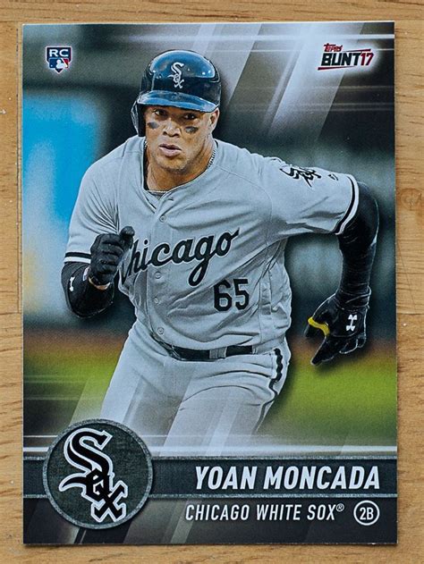 Yoan Moncada Chicago White Sox 2017 Topps Bunt Rookie Card Baseball