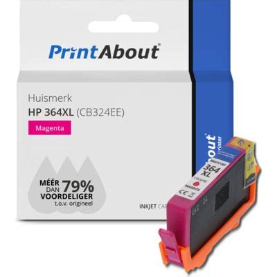 Huismerk HP 364XL Inktcartridge Magenta CB324EE Hoge Capaciteit Kopen