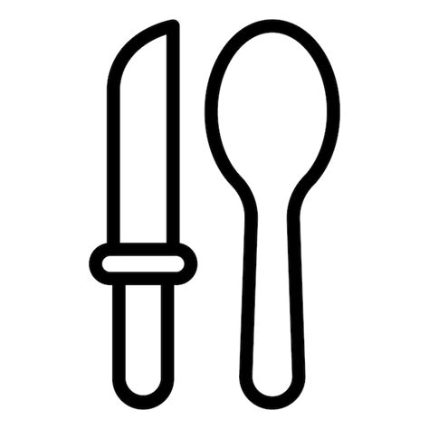 Premium Vector Cutlery Icon Style