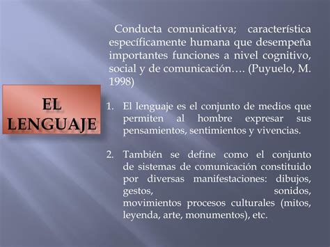 Ppt El Lenguaje Powerpoint Presentation Free Download Id899678