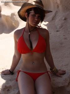 Kristy Aka Kirstie Patterson Red Bikini Bottom UGotItFlauntIt Phun Org Forum