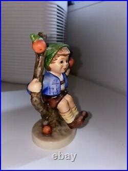 Vintage Goebel Hummel Apple Tree Boy And Girl Figurines W Germany Vg