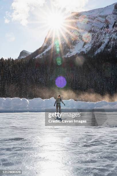 Ice Skating Lake Louise Photos and Premium High Res Pictures - Getty Images