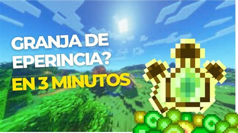 Como Hacer Una Granja De Experiencia En Minecraft Bedrock 🔥😮 Youtube