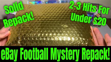 A Solid EBay Football Mystery Pack 2 3 Hits Per Pack For Under 20