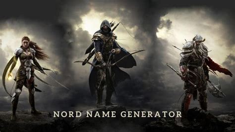 This Nord Name Generator Online Tool Generate Thousands Of Nord Names