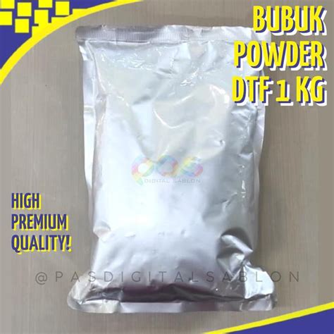 Jual Bubuk Serbuk Tepung Powder Lem Sablon DTF 1 Kg Shopee Indonesia