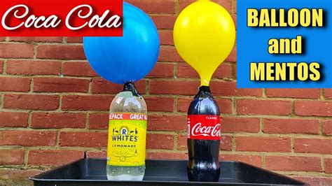 Experiment Coca Cola And Balloon Vs Mentos Youtube