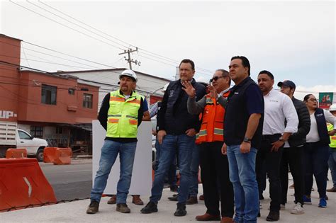 Acompa A Luis Nava Al Gobernador En Supervisi N De La Obra Paseo De