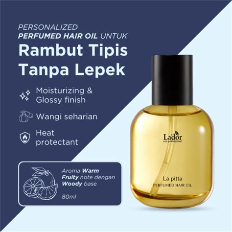 Jual Lador Perfumed Hair Oil La Pitta 80mL | Shopee Indonesia