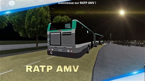 Ligne 392 RATP AMV Irisbus Citelis 18 RATP Roblox YouTube